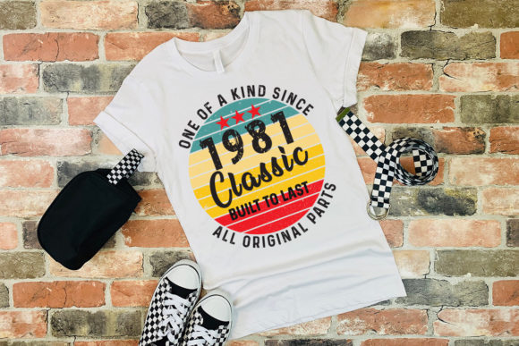 1981 Birthday T-shirt SVG EPS PNG