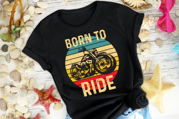 Born to Ride T-shirt Design: Graphics & Print Templates