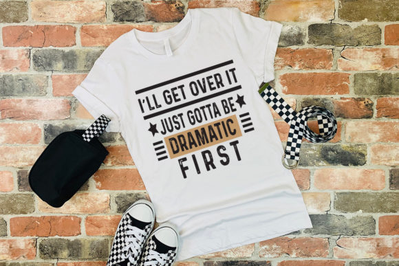 Dramatic First Tshirt SVG EPS PNG: Graphics for Print Templates