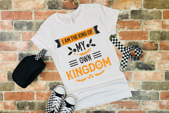 I Am the King T-shirt Design Graphics Print Templates