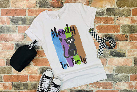 Moody for Foody Cat Tshirt SVG EPS PNG