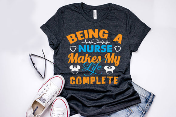 Nurse T-Shirt Design: Graphics & Print Templates