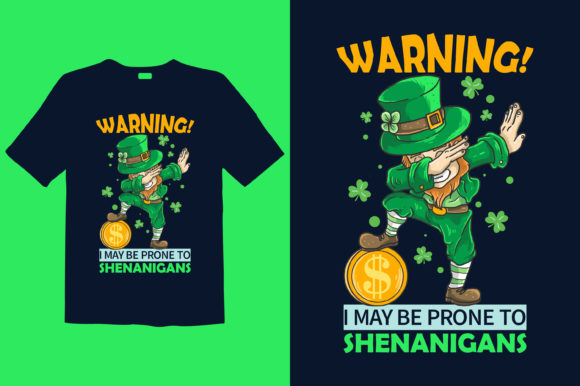 St. Patrick's Day T-shirt Design 063: Graphics & Print Templates