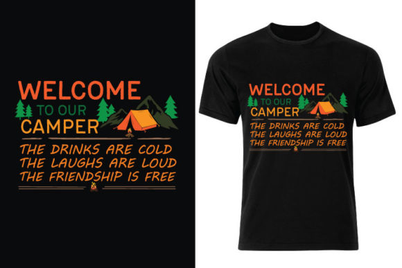 Welcome to Our Camper: Graphics & Print Templates